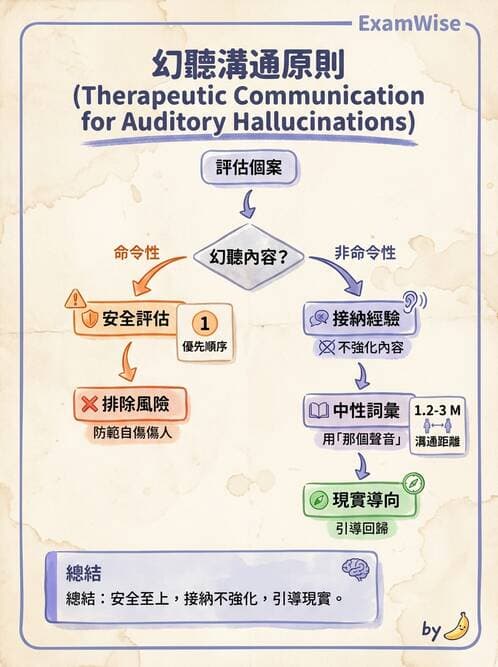 護理師 - 思覺失調症護理 - AI 圖文解析預覽