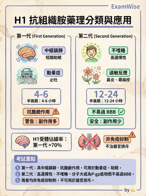 護理師 - 自主神經系統作用藥物 - AI 圖文解析預覽