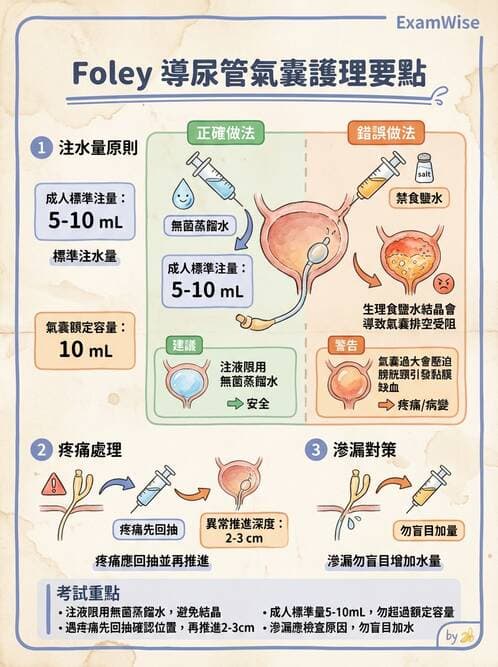 護理師 - 泌尿排泄與導尿護理 - AI 圖文解析預覽