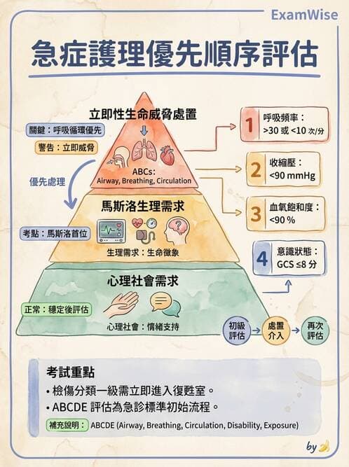 護理師 - 護理過程(評估至評值) - AI 圖文解析預覽