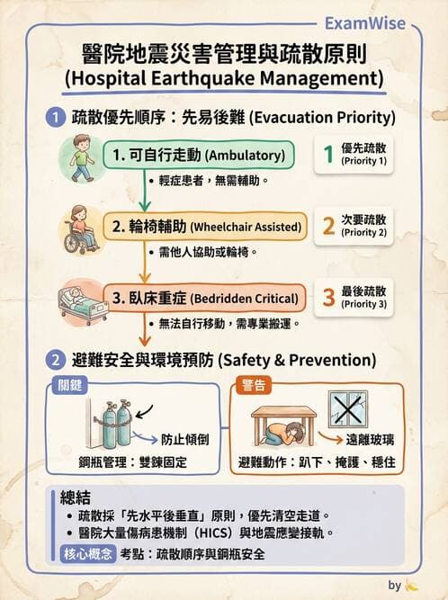 護理師 - 護理安全與環境管理 - AI 圖文解析預覽