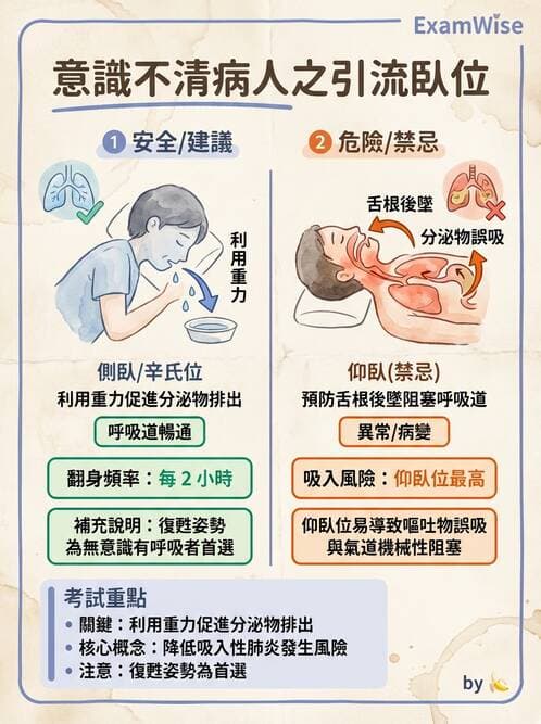 護理師 - 體位擺位與安全照護 - AI 圖文解析預覽