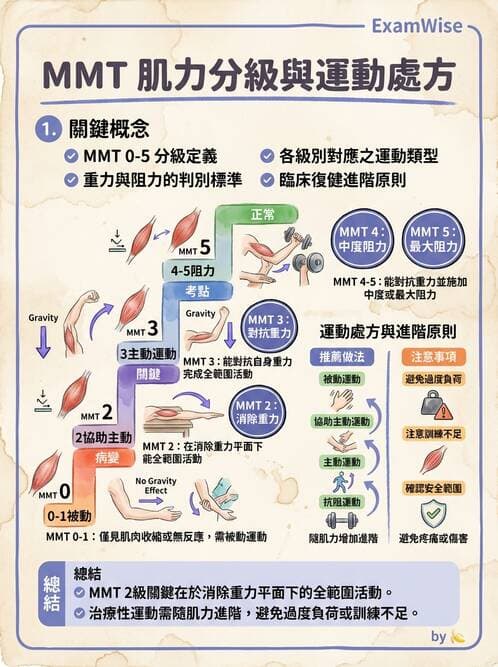 護理師 - 運動功能與傷口護理 - AI 圖文解析預覽