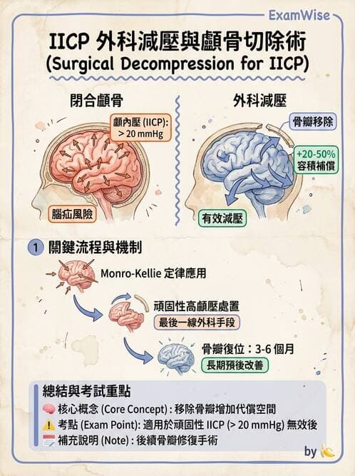 護理師 - 顱內壓升高與頭部外傷 - AI 圖文解析預覽