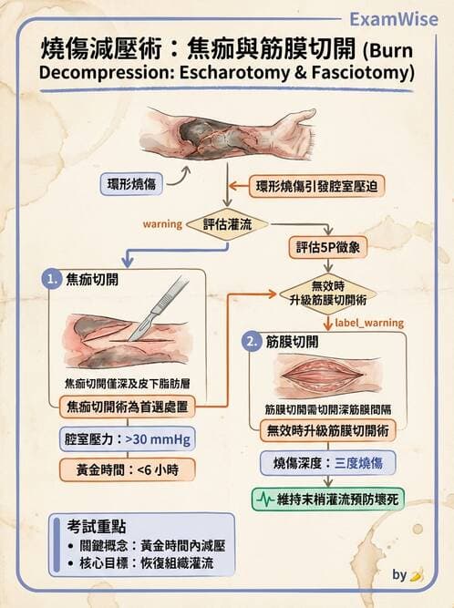 護理師 - 燒傷護理 - AI 圖文解析預覽