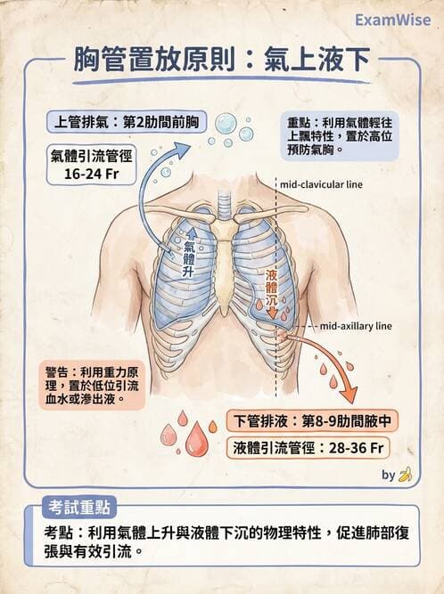 護理師 - 呼吸衰竭與胸腔護理 - AI 圖文解析預覽