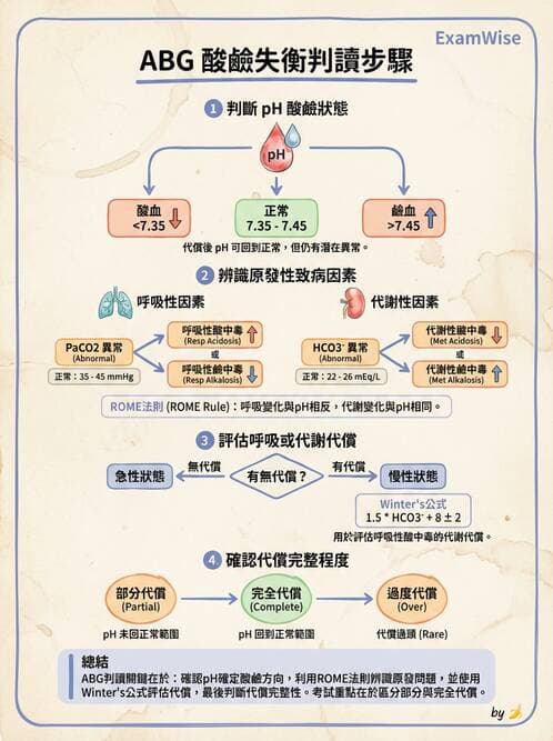 護理師 - 透析、電解質與酸鹼平衡 - AI 圖文解析預覽