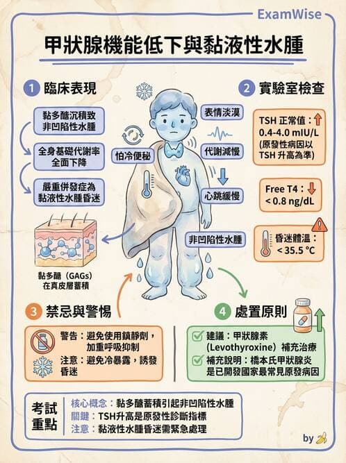 護理師 - 甲狀腺與副甲狀腺疾病 - AI 圖文解析預覽