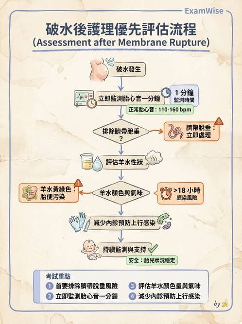 護理師 - 分娩過程與產科急症 - AI 圖文解析預覽
