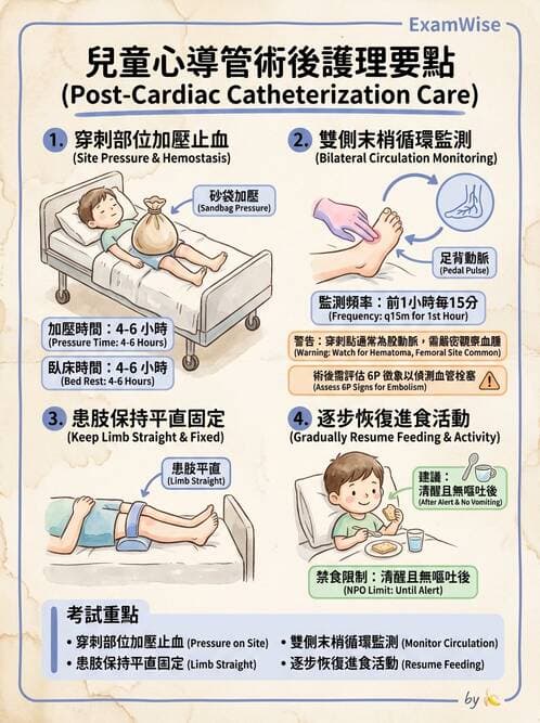 護理師 - 兒童循環系統疾病 - AI 圖文解析預覽
