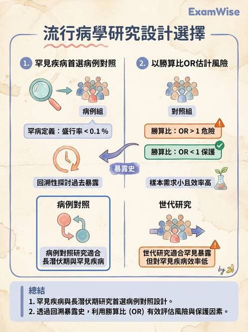 護理師 - 流行病學研究方法 - AI 圖文解析預覽