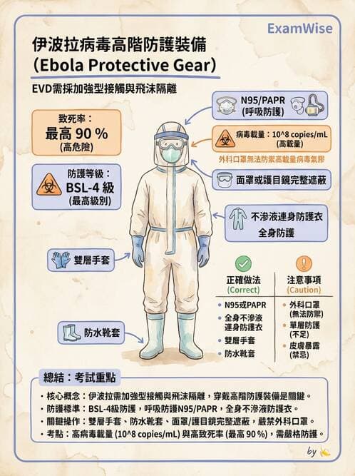護理師 - 無菌消毒與感染控制 - AI 圖文解析預覽