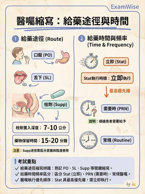 護理師 - 給藥原則與口服給藥 - AI 圖文解析預覽