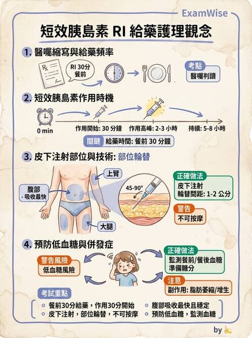 護理師 - 注射技術 - AI 圖文解析預覽