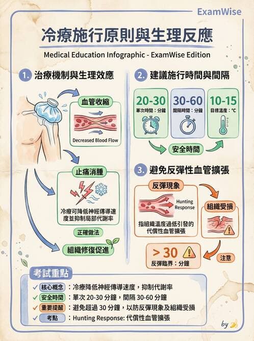 護理師 - 冷熱療法 - AI 圖文解析預覽