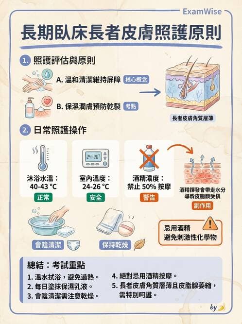 護理師 - 個人衛生與舒適照護 - AI 圖文解析預覽