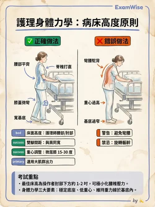 護理師 - 體位擺位與安全照護 - AI 圖文解析預覽