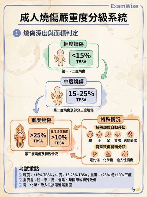 護理師 - 燒傷護理 - AI 圖文解析預覽