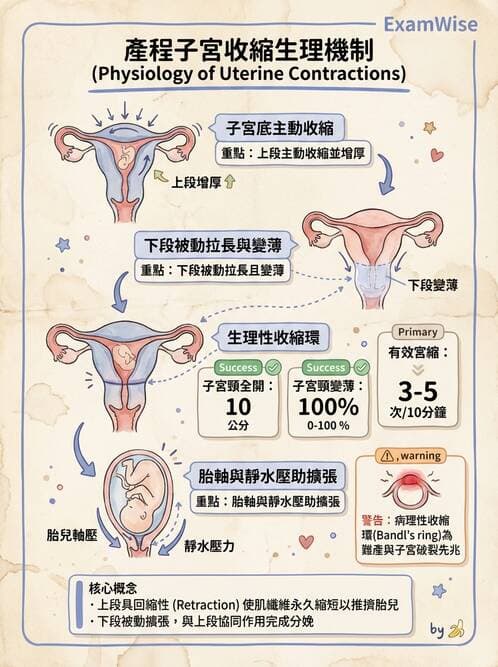 護理師 - 產程機轉與待產護理 - AI 圖文解析預覽