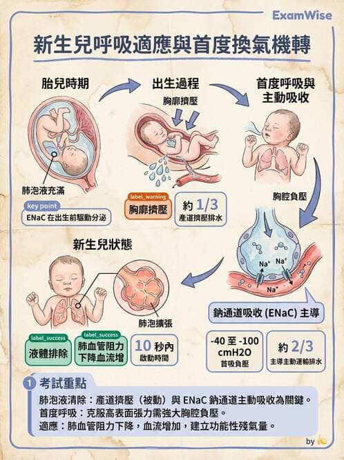 護理師 - 新生兒評估與生理特徵 - AI 圖文解析預覽