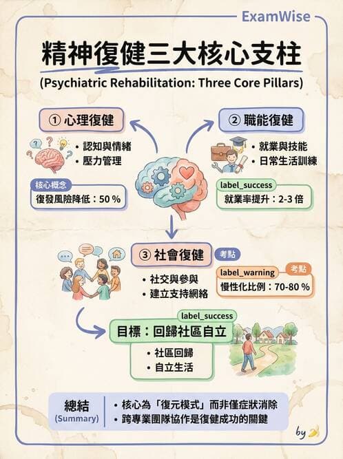 護理師 - 精神復健與社區照護 - AI 圖文解析預覽