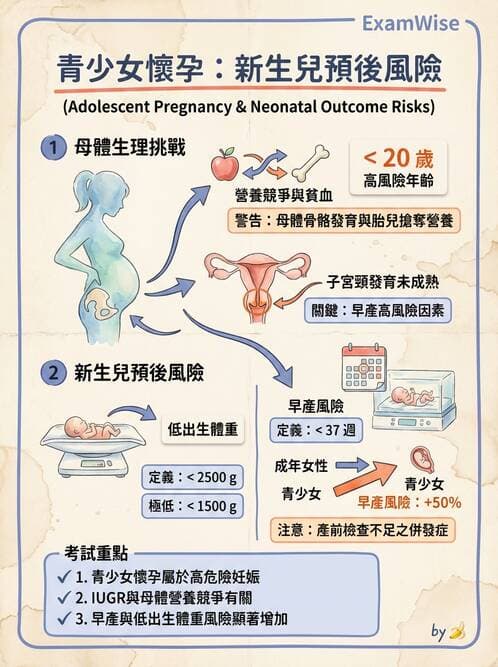 護理師 - 婦幼與青少年健康 - AI 圖文解析預覽