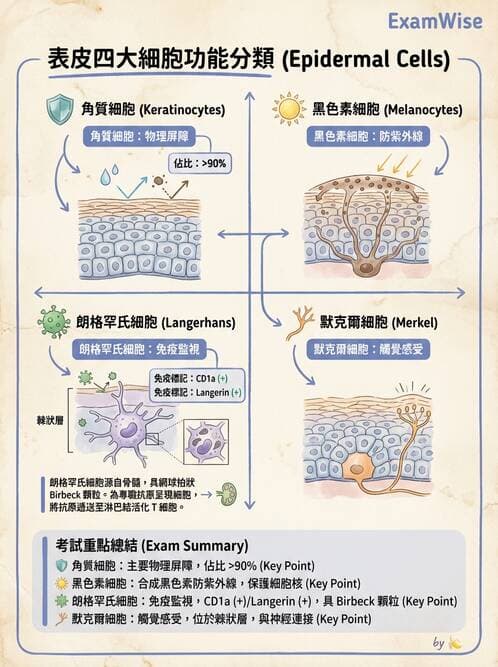 護理師 - 概論、皮膚系統、內分泌系統 - AI 圖文解析預覽