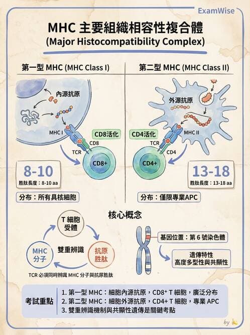 護理師 - 後天性免疫、免疫調節 - AI 圖文解析預覽
