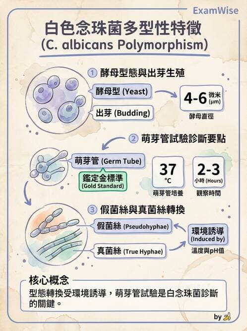 護理師 - 黴菌學概論 - AI 圖文解析預覽