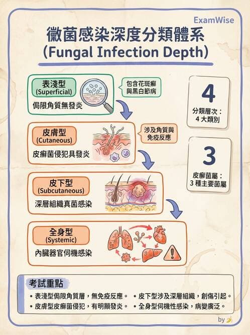 護理師 - 黴菌學概論 - AI 圖文解析預覽