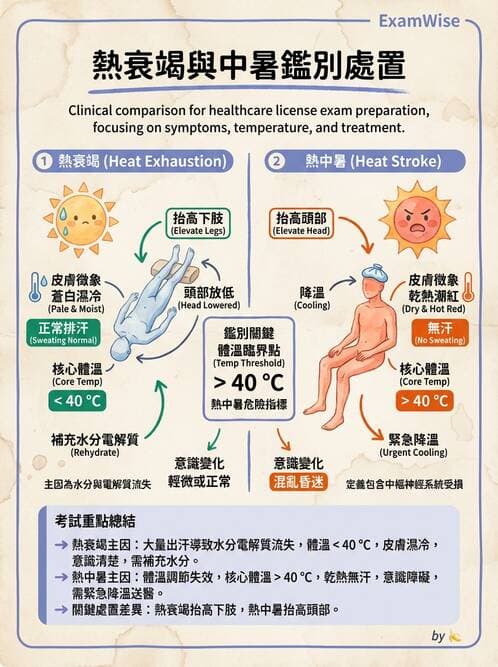 護理師 - 體溫與呼吸評估 - AI 圖文解析預覽