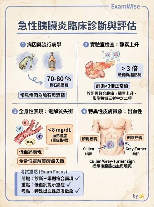 護理師 - 肝膽胰疾病 - AI 圖文解析預覽