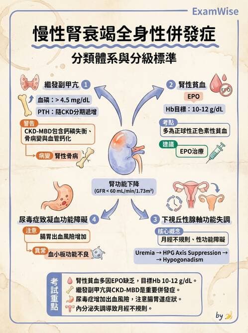 護理師 - 腎炎、腎衰竭與慢性腎臟病 - AI 圖文解析預覽