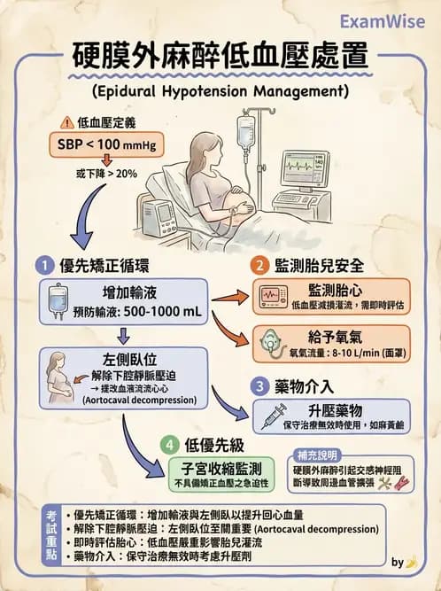 護理師 - 生產疼痛與麻醉技術 - AI 圖文解析預覽