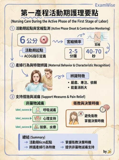 護理師 - 產程機轉與待產護理 - AI 圖文解析預覽