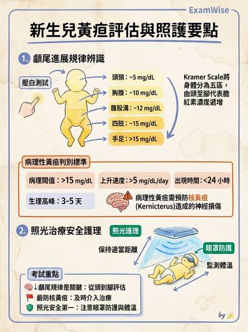 護理師 - 新生兒日常照護與篩檢 - AI 圖文解析預覽