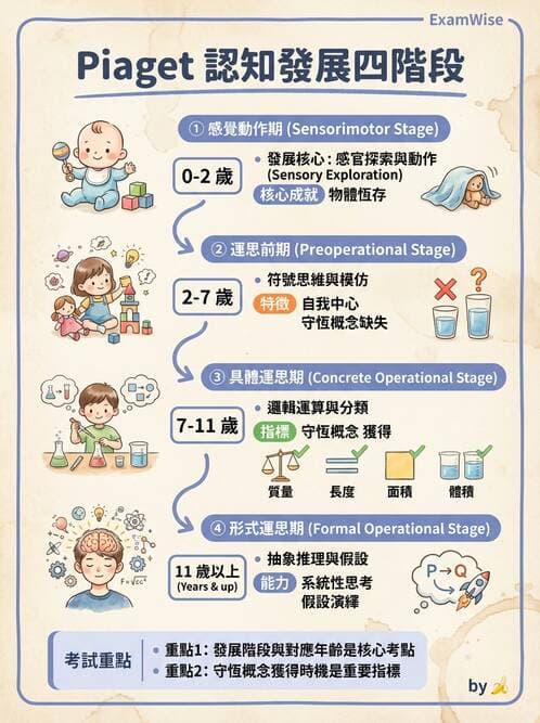 護理師 - 兒童心理社會發展與遊戲 - AI 圖文解析預覽