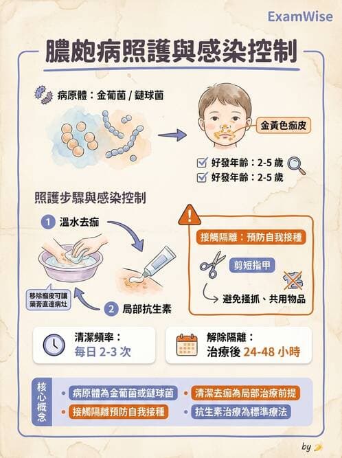 護理師 - 兒童傳染性疾病 - AI 圖文解析預覽