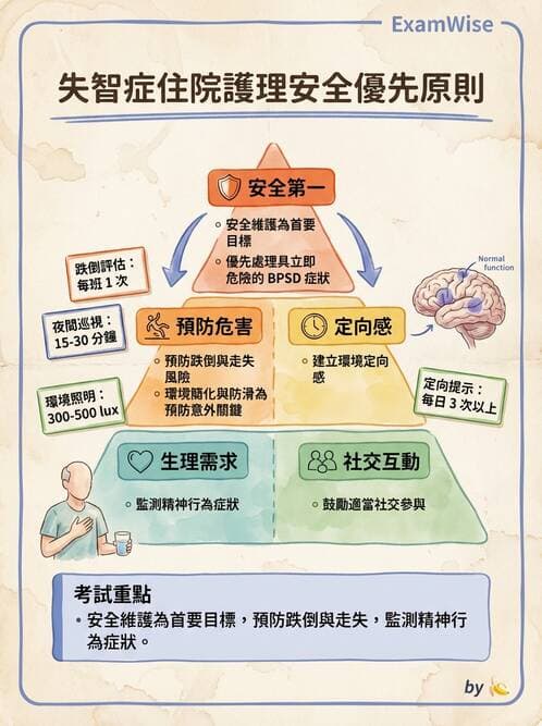 護理師 - 老年精神疾患 - AI 圖文解析預覽
