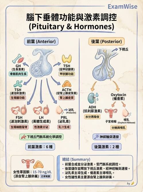 護理師 - 概論、皮膚系統、內分泌系統 - AI 圖文解析預覽