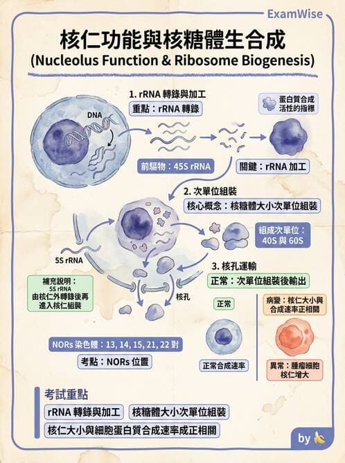護理師 - 細胞生理 - AI 圖文解析預覽