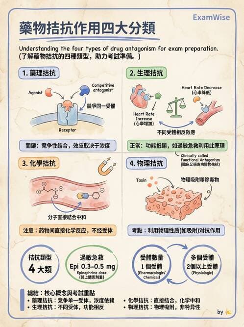 護理師 - 藥理學的一般概念 - AI 圖文解析預覽