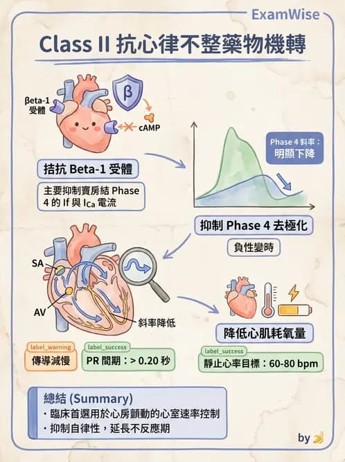護理師 - 心臟藥物與抗血栓劑 - AI 圖文解析預覽