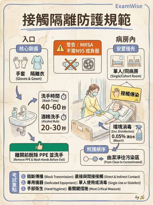 護理師 - 無菌消毒與感染控制 - AI 圖文解析預覽