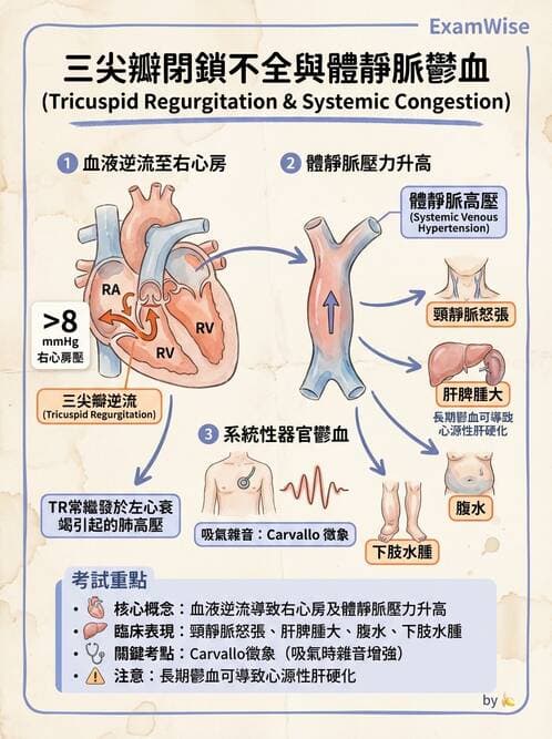 護理師 - 心臟瓣膜病與發炎性心臟病 - AI 圖文解析預覽