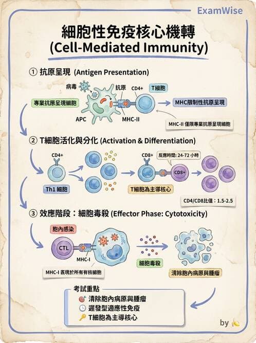 護理師 - 自體免疫疾病與過敏反應 - AI 圖文解析預覽