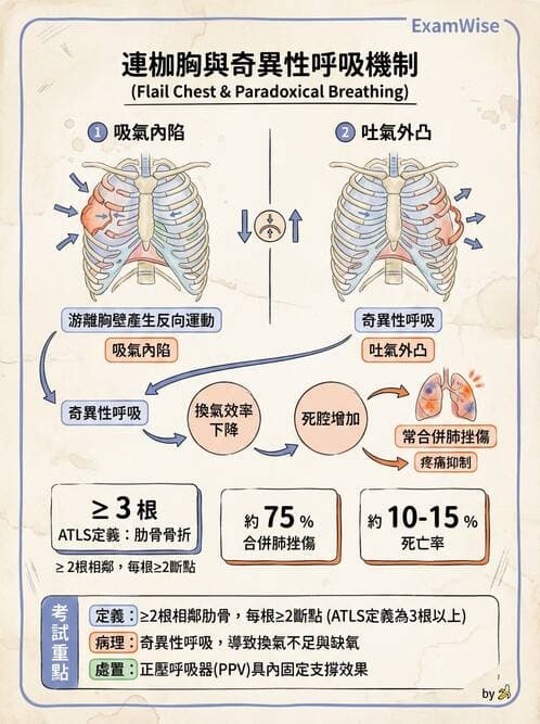 護理師 - 呼吸衰竭與胸腔護理 - AI 圖文解析預覽