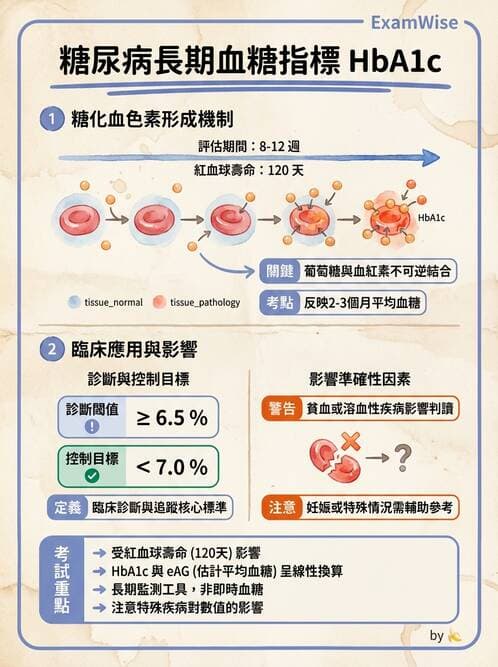 護理師 - 糖尿病基礎與藥物治療 - AI 圖文解析預覽