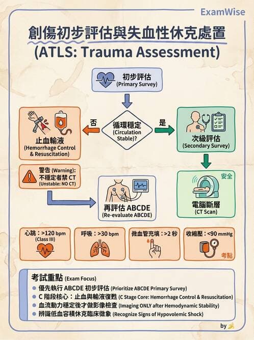 護理師 - 中毒與外傷護理 - AI 圖文解析預覽