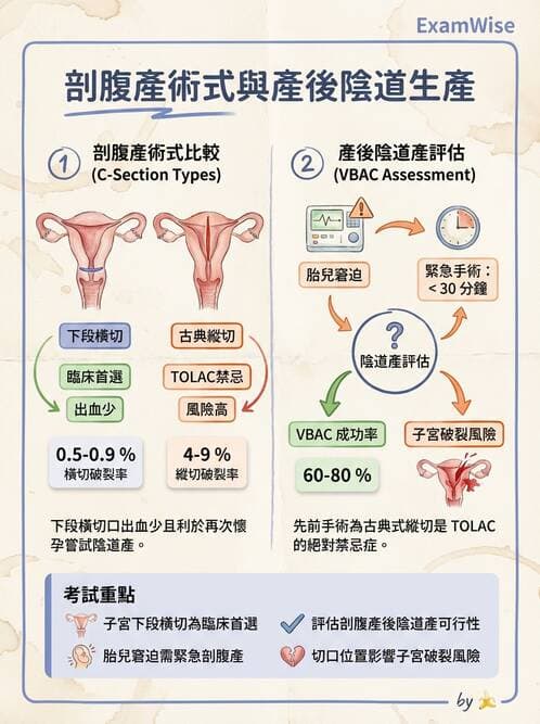 護理師 - 分娩過程與產科急症 - AI 圖文解析預覽